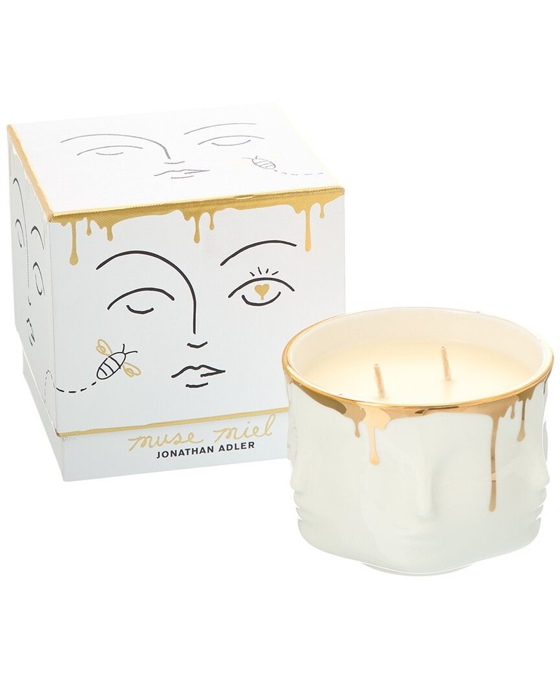 Jonathan Adler Muse Miel Candle White