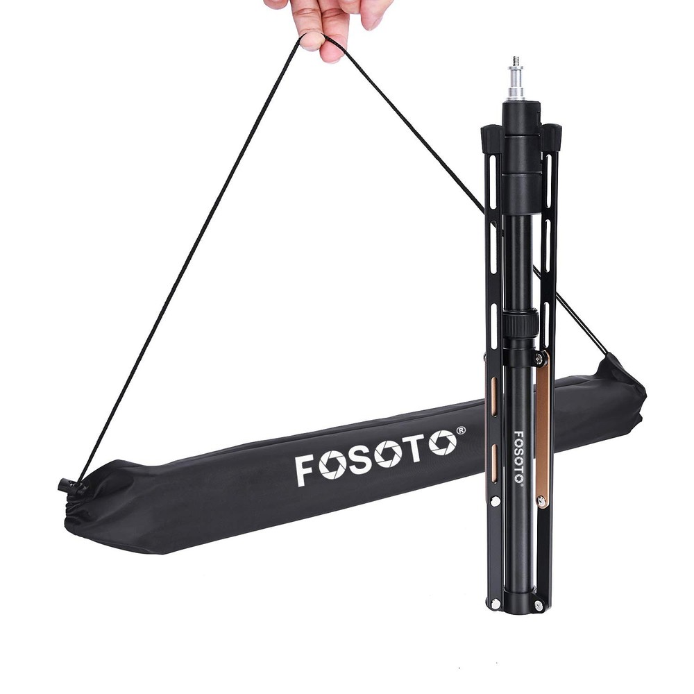 75in Fold Video Tripod Light Stand Super Lightweight Compact for Speedlight, ...