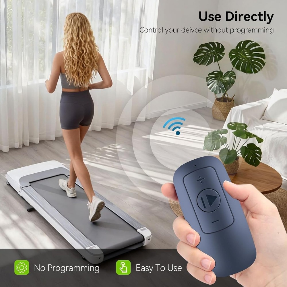 Wireless Remote Control for Walking Pad Treadmills - Easy Pairing & Ergonomic