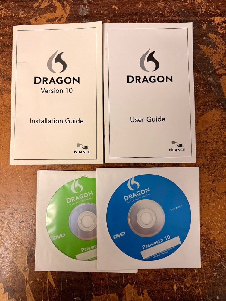 Dragon NaturallySpeaking 10 | 2008 & 2009 Editions With Installation Codes