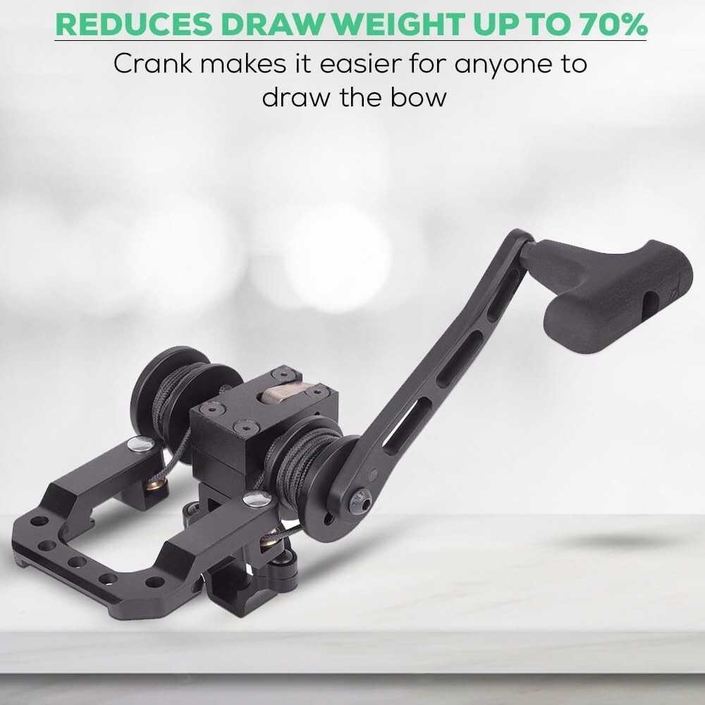 Archery Power Draw Crossbow Rope Cocking Device