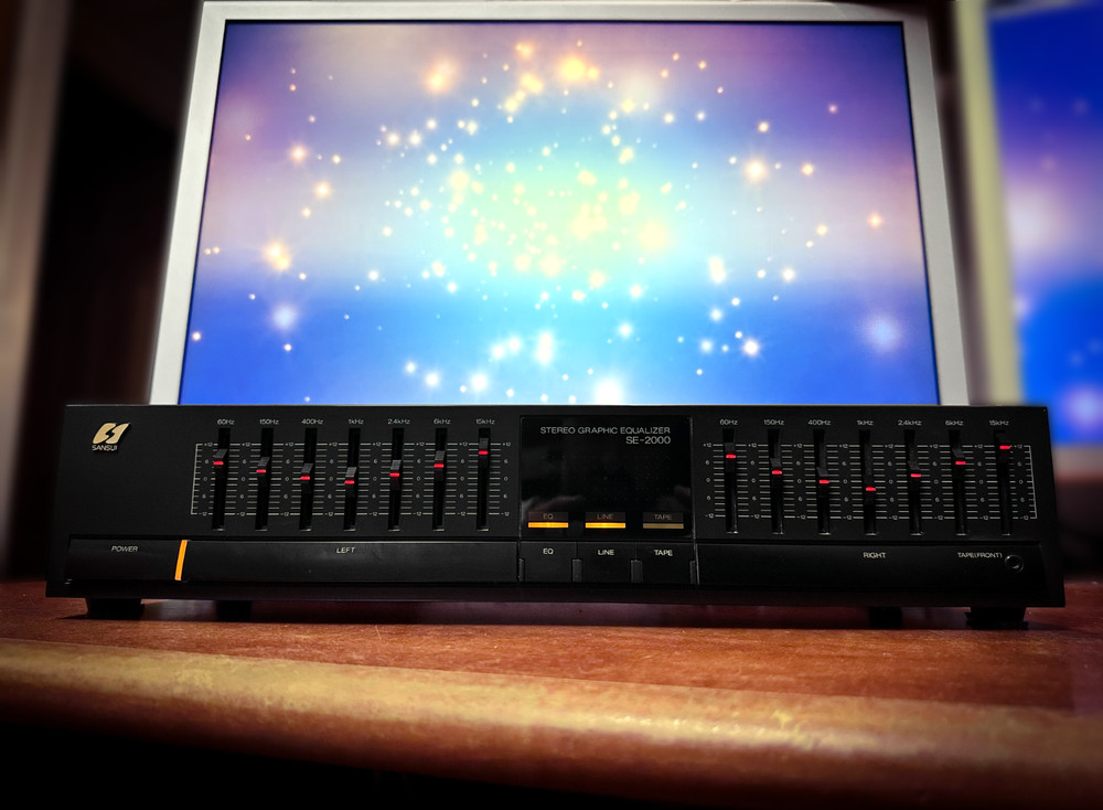 SANSUI SE-2000 🌈RaRe🌈 Vintage Stereo Equalizer