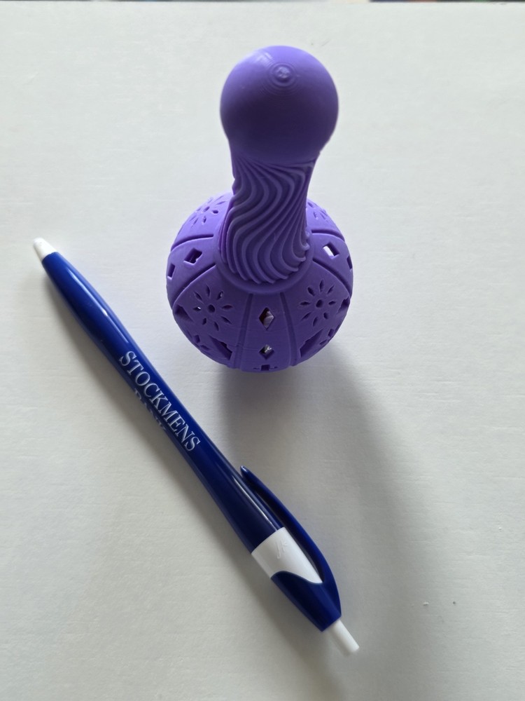 🥁 Eco-Friendly Maraca Rattle 🎶 Recycled 3D Printed Instrument