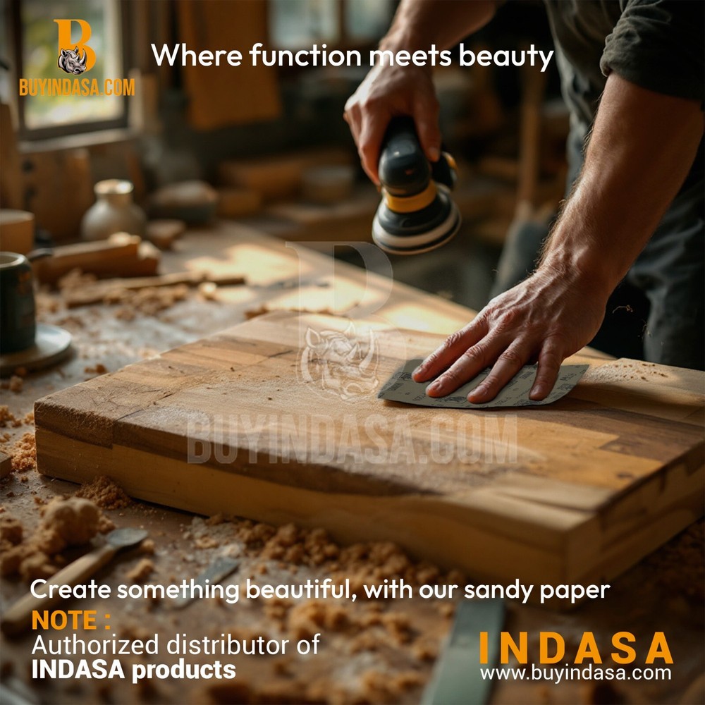Indasa 50 PCS Full Sheets 9"x11" Wet & Dry Sanding Sheets, 60 - 2500 Range