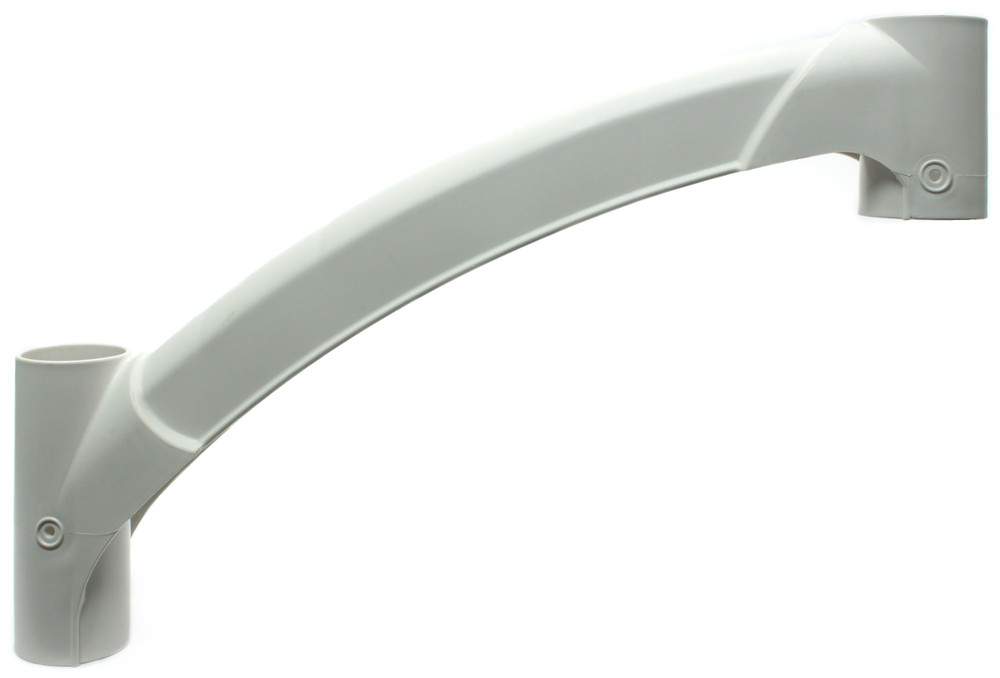 Pearl Grey Short Handrail for the BiltMor Pool Step