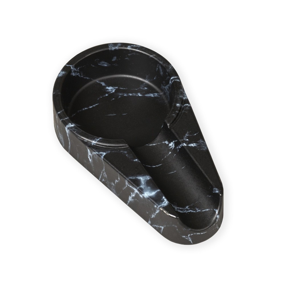 LOTUS Melamine Single Stick Ashtray - Marble Black