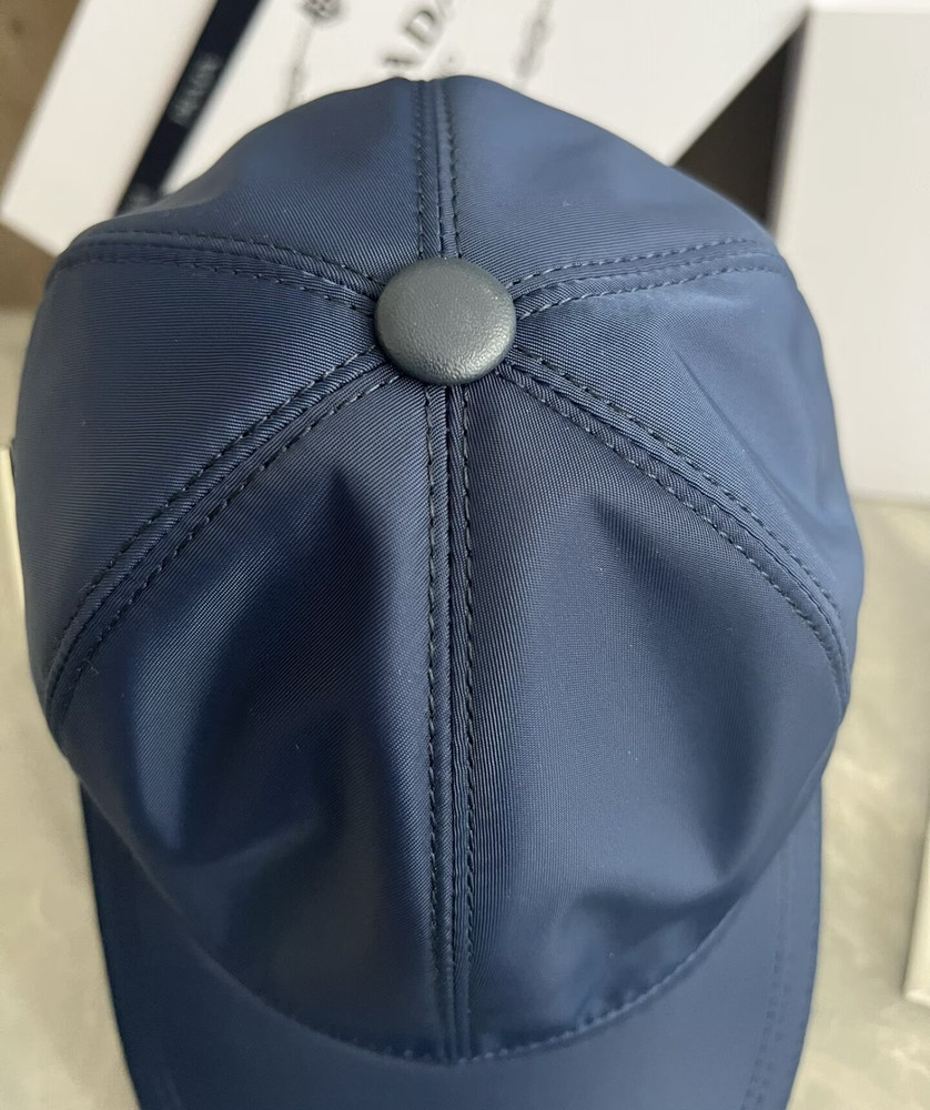 Prada Unisex Blue Nylon baseball cap | adjustable size | Gift