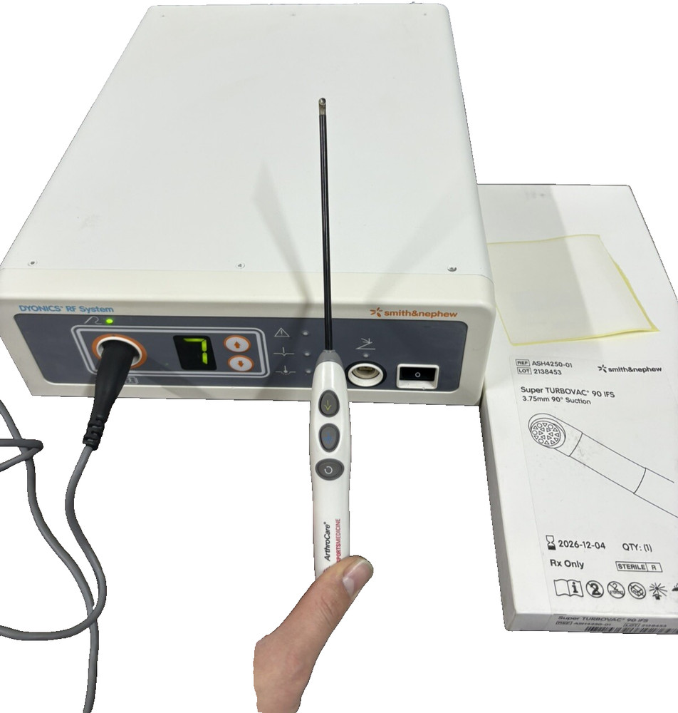 Upgraded Smith & Nephew Dyonics RF Generator + MULTIUSABLE PROBE TECHNOLOGY