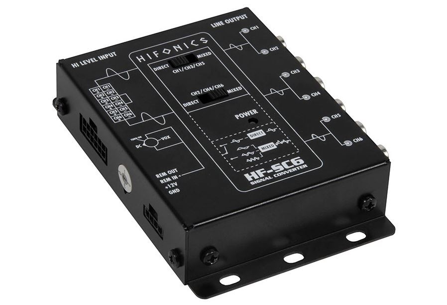 Hifonics HF-SC6 - 6-Channel "High/Low Level" Converter