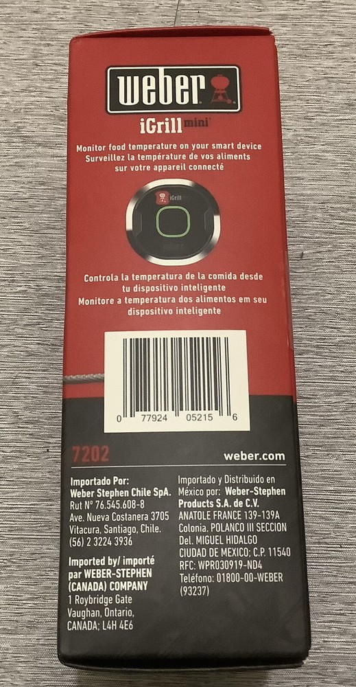 Weber iGrill Mini Digital All Bluetooth Thermometer