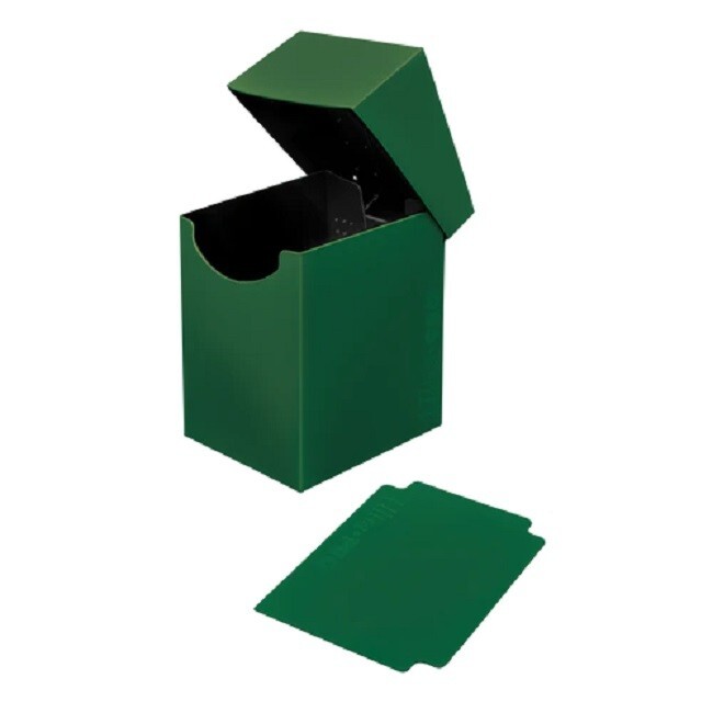 Ultra Pro Eclipse PRO 100+ Deck Box FOREST GREEN Locking Lid w/ 1 Card Divider