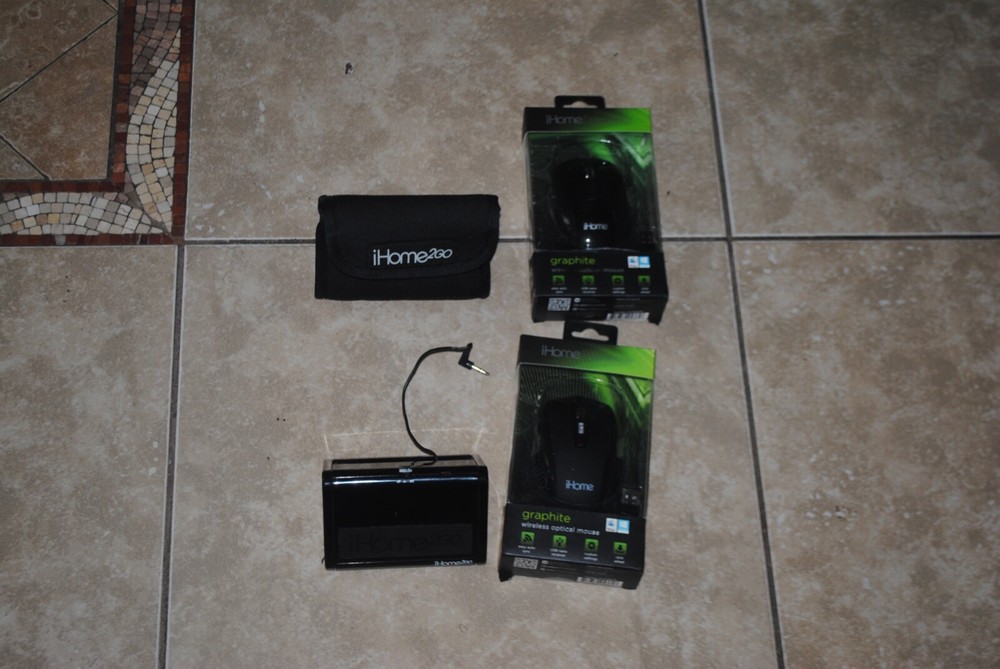 ihome graphic optical mouse and speaker