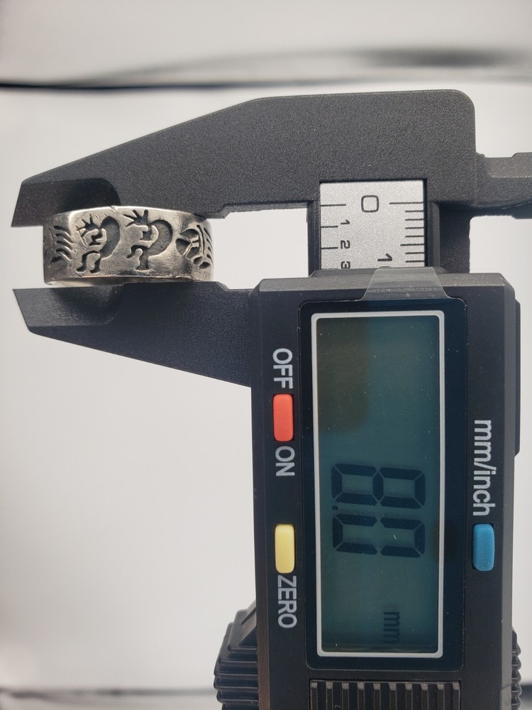 .925 Silver Kokopelli Tribal Band
