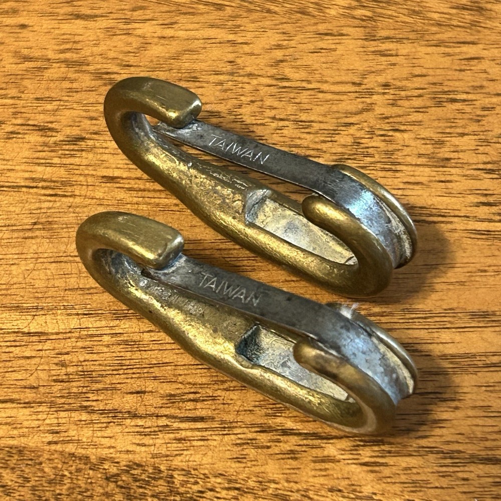 Brass Chiffney Bit Replacement Snaps Pair