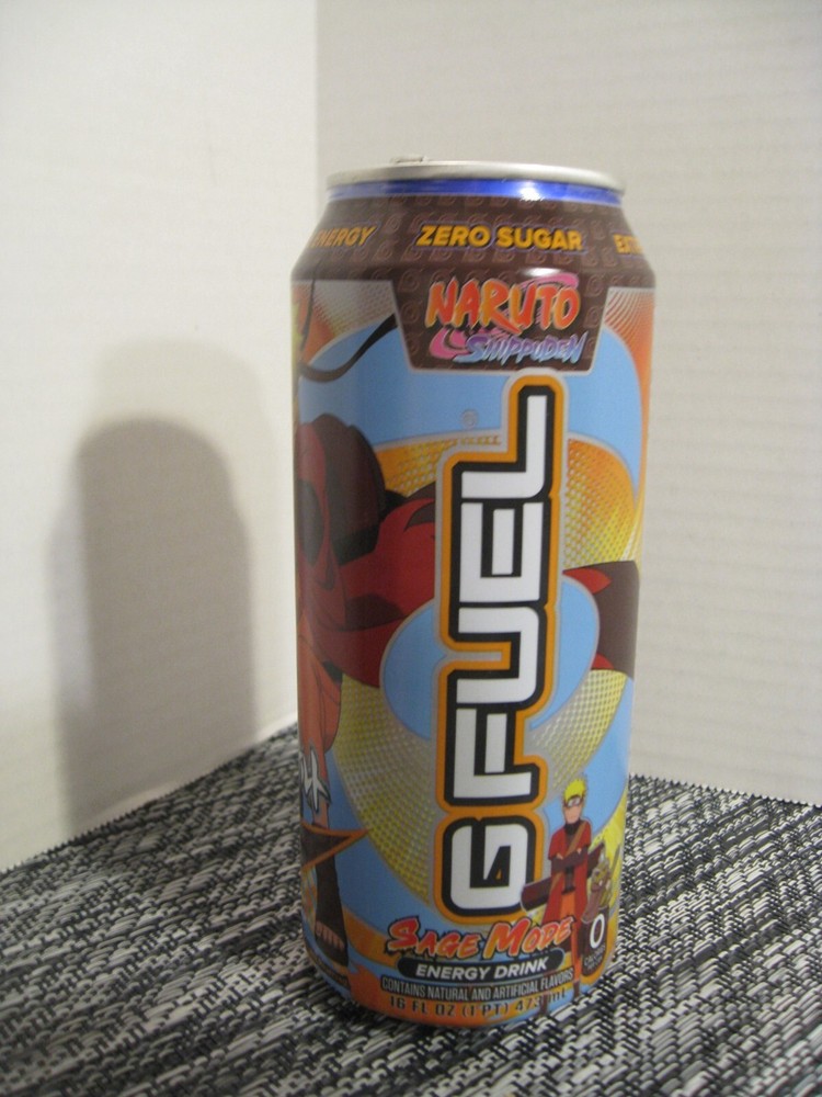 GFuel Energy Drink EMPTY Can - Naruto - Shippuden - 2023