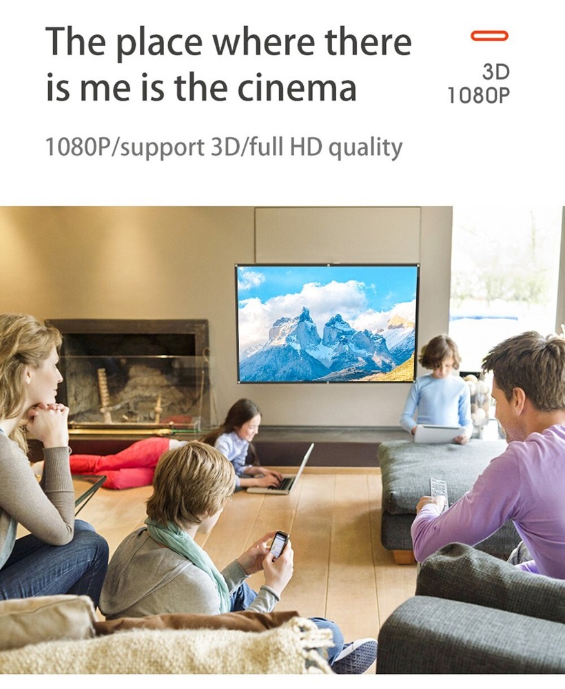 High definition projection screen, home projection 4k ultra high definition