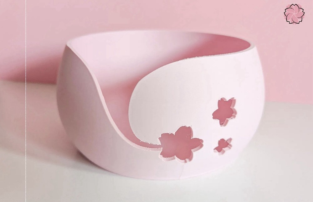 Cherry Blossom / Sakura Yarn / Wool Bowl