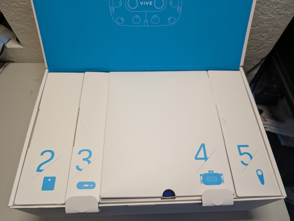 HTC Vive Pro Virtual Reality Full System Kit Original Box