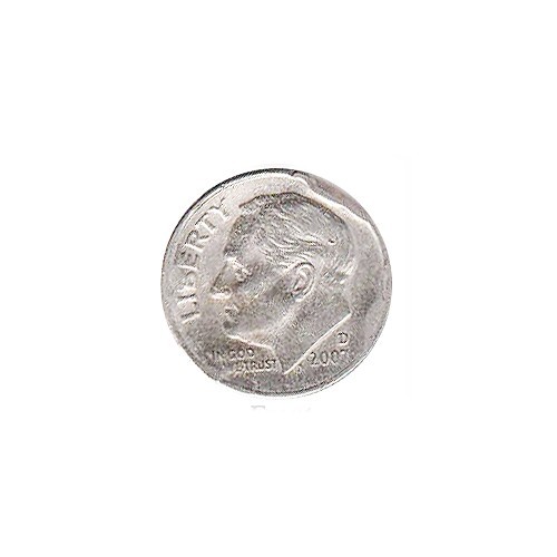 USA 10 Cent One Dime Coin _ Issued 2007 _ Error