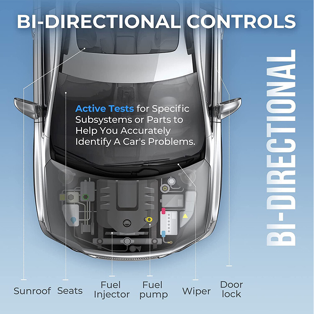 TOPDON Phoenix Lite 2 Bi-directional OBD2 Scanner Diagnostic Tool Key Coding