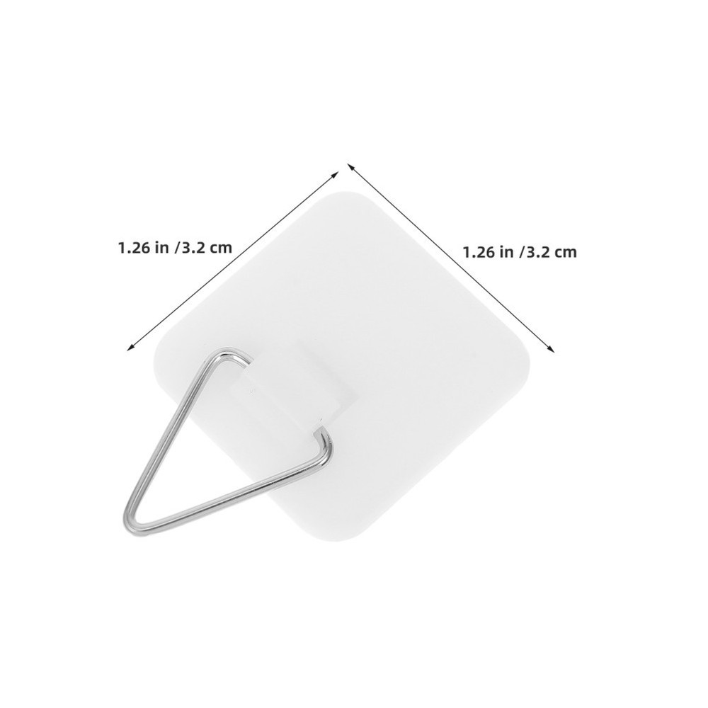40 Pcs Wall Plate Display Hanger Invisible Adhesive Vertical Holders for