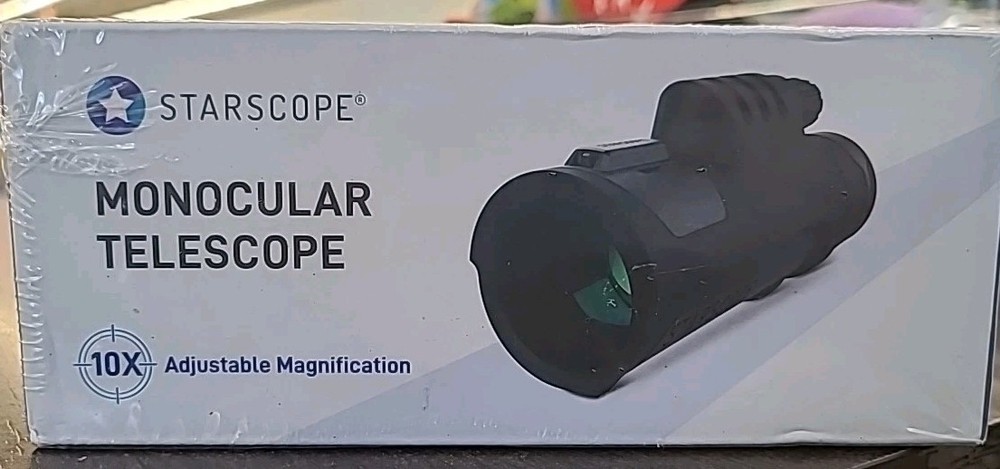 STARSCOPE Monocular Telescope 10X Adjustable Magnification