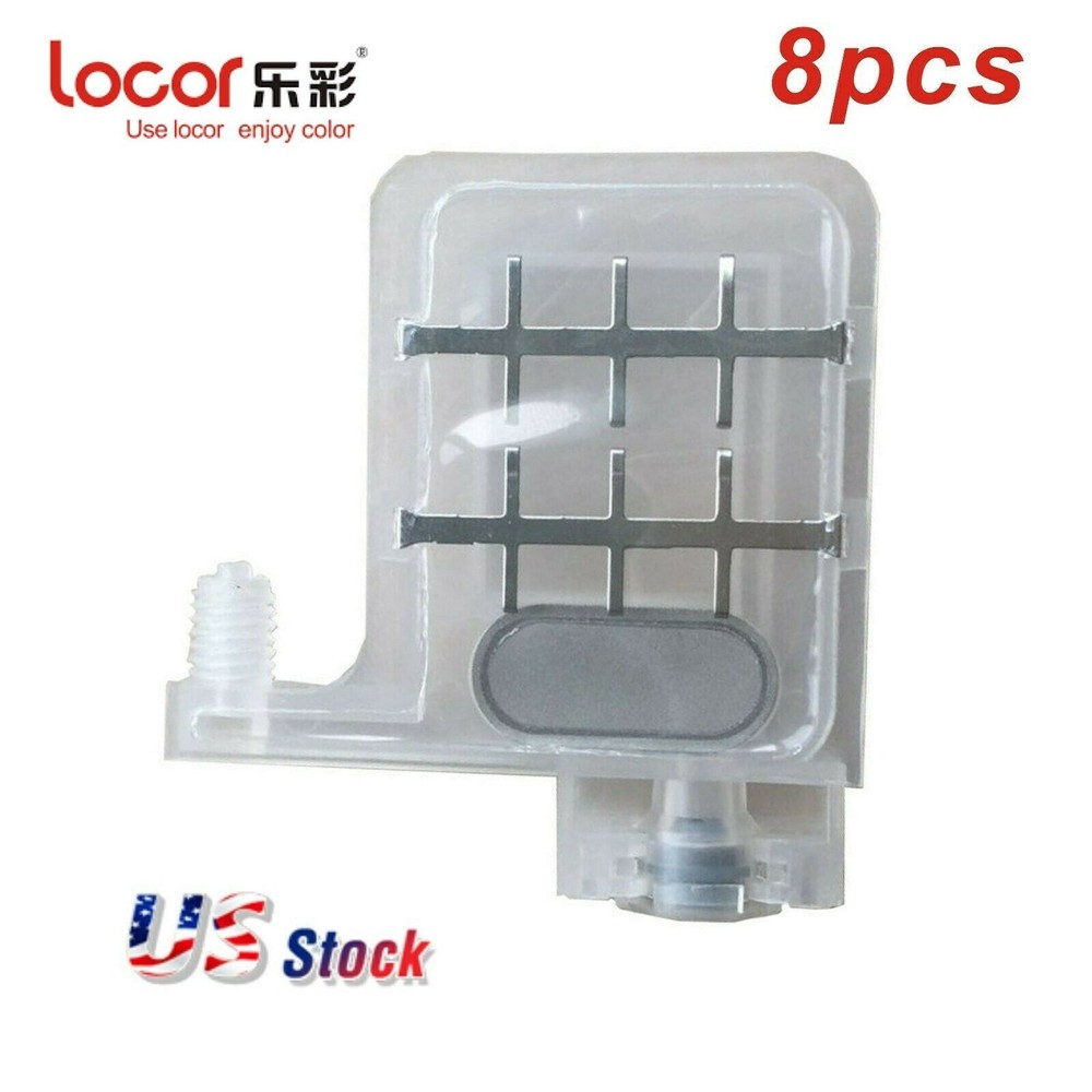 8pcs Eco solvent printer Epson DX5 print head Rectangular big ink dampers USA