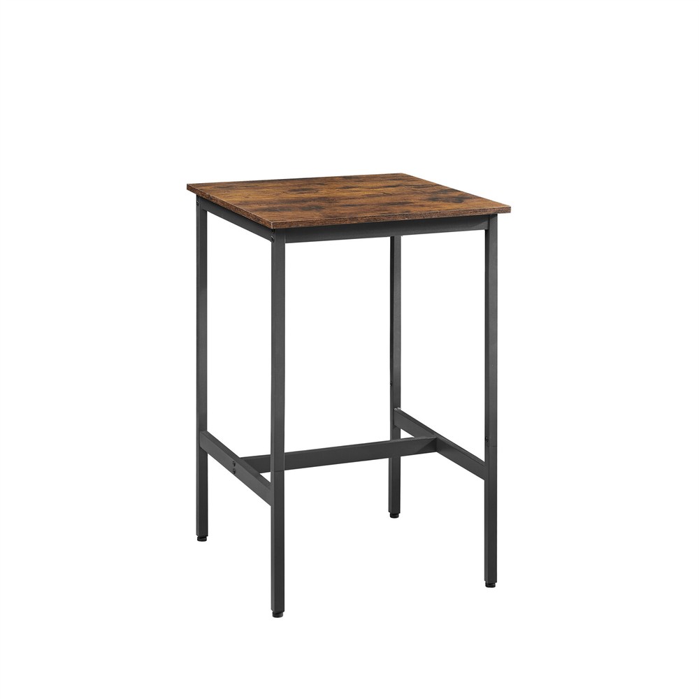 3 Piece Bar Table Set Counter Height Kitchen Dining Table w/ 2 Bar Stools US