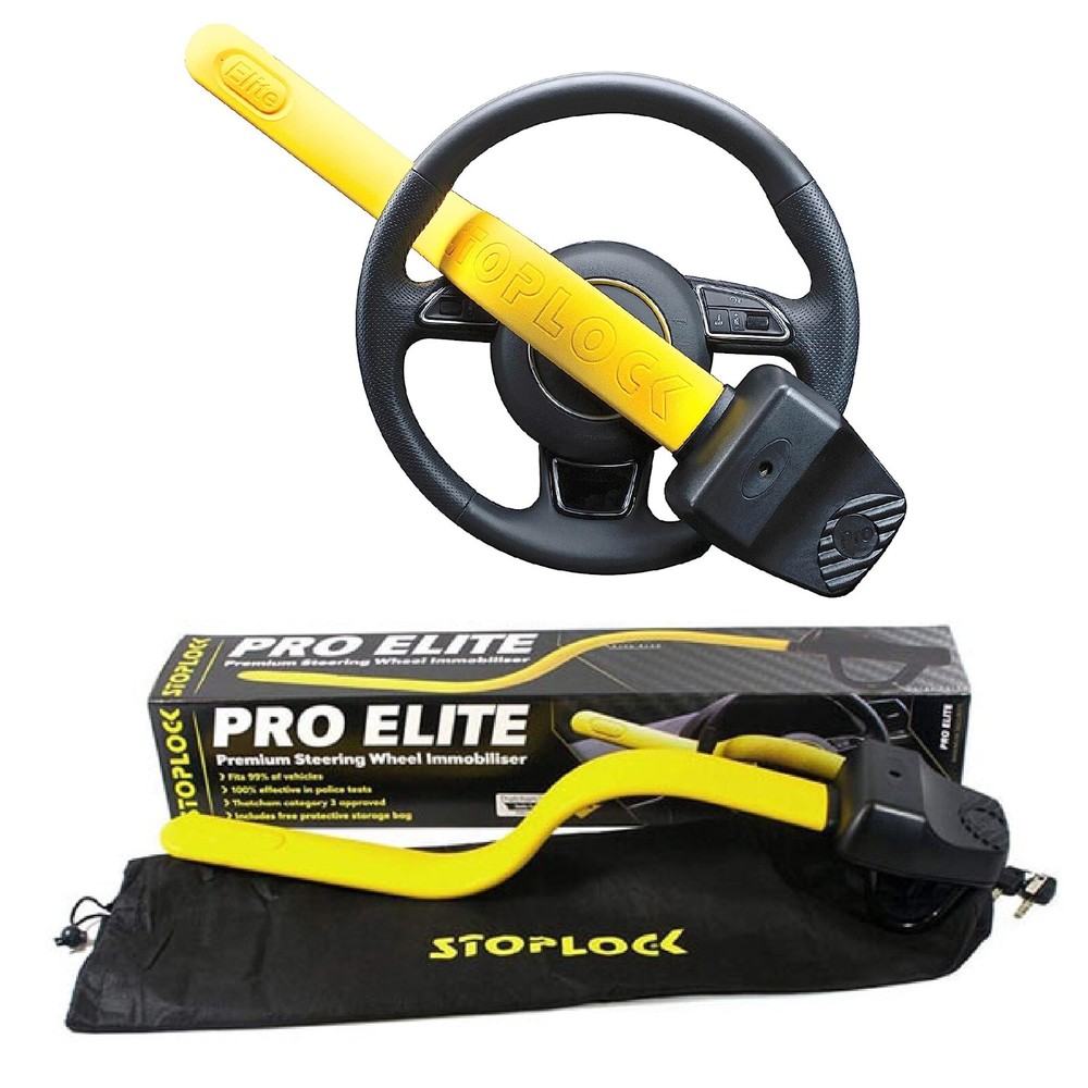 Stoplock PRO ELITE Steering Wheel Lock Recommended for Audi A8 2011 Onwards