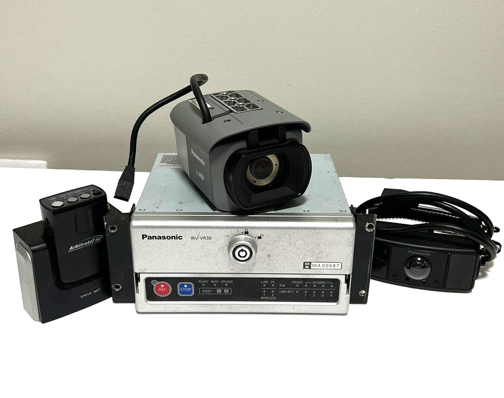 Panasonic Arbitrator HD 360 Mobile Police Dash Cam Camera System No Cables