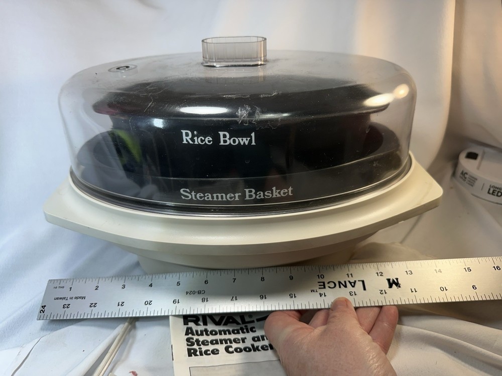 Vintage RIVAL Automatic Steamer and Rice Cooker, Model 4450 TESTED