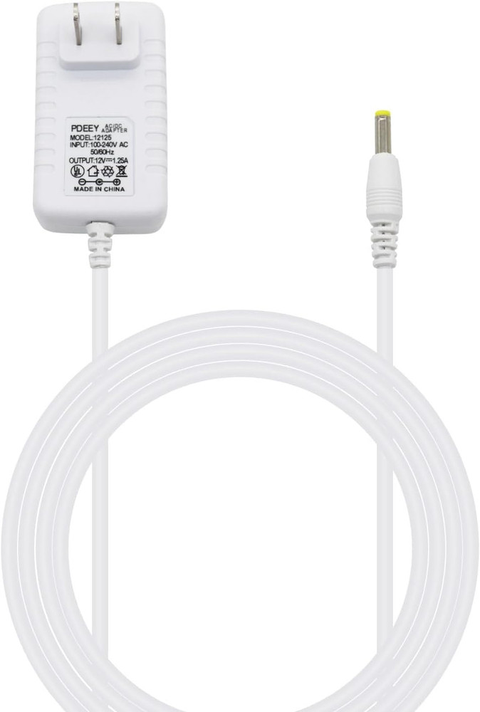 White Power Cord Replacement for Alexa Dot 3Rd Gen, Dot 4Th Gen, Dot 5Th Gen 202
