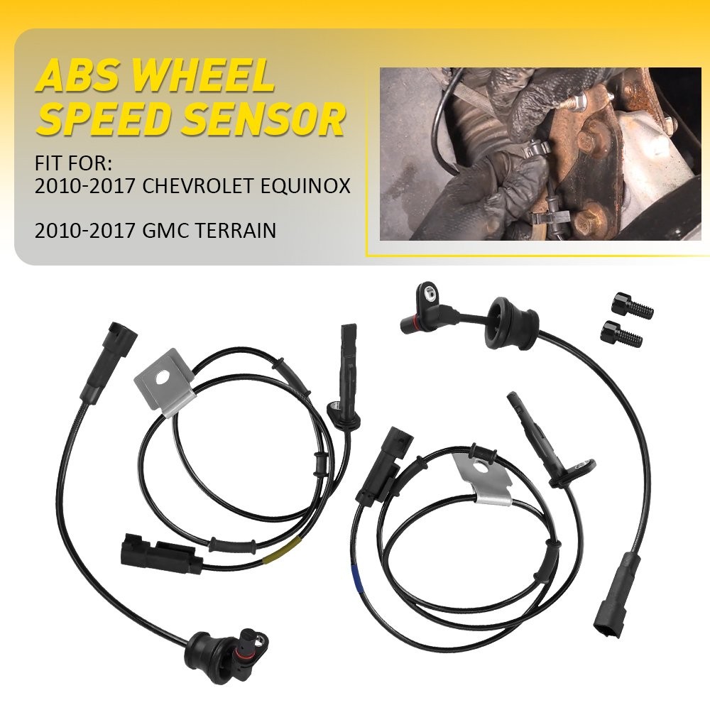 4 ABS Wheel Speed Sensor Front Rear Right & Left Fit Equinox Terrain 2010-2017