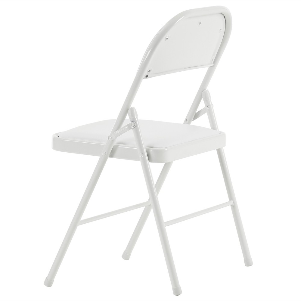 【Old Code：33292149】4pcs Elegant Foldable Iron & PVC Chairs for Convention