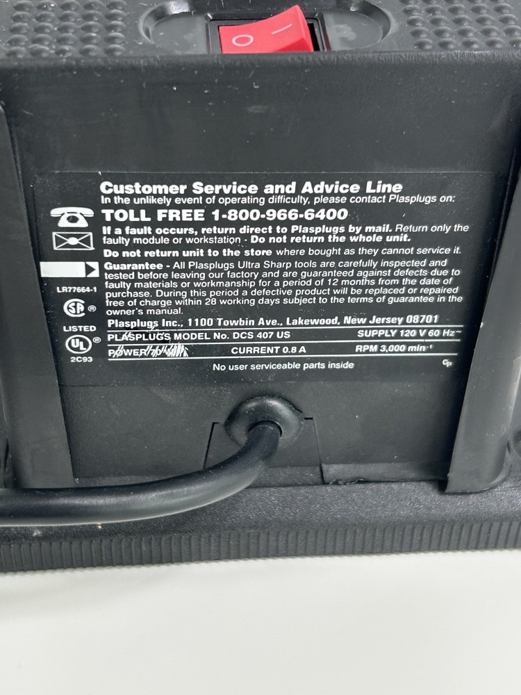 Plasplugs Compact SHARPENER Unit For DRIILL BITS Knife SCISSORS Module 2 & 3 B21