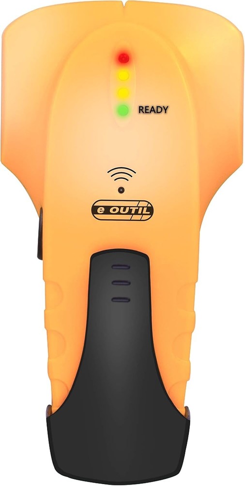 Compact Battery-Powered Stud Finder for Accurate Wood & Metal Detection