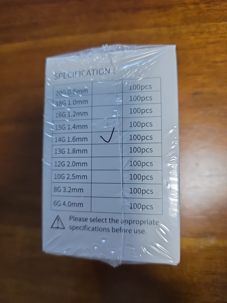 Tattoo Artists Puncture Needle 14G