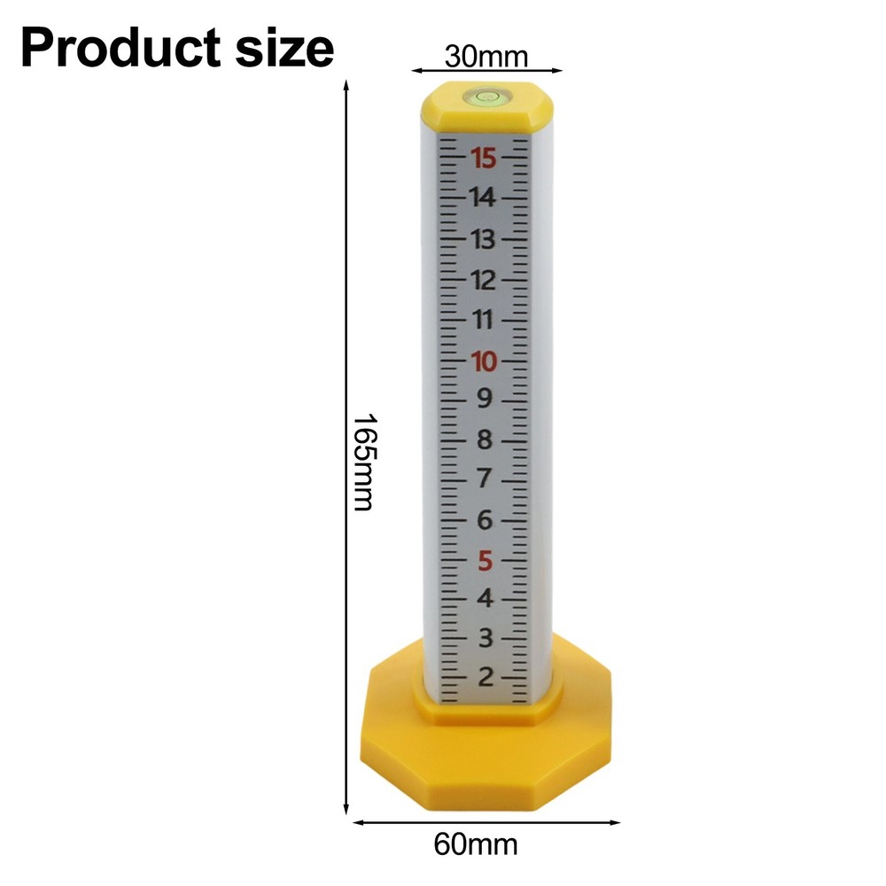 2Pcs Magnetic Base Height Ruler for Precision For Carpentry and Renovation