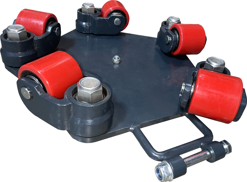 Pake Handling Tools - Rotating Multi-Direction Machine Dolly, 8800lbs