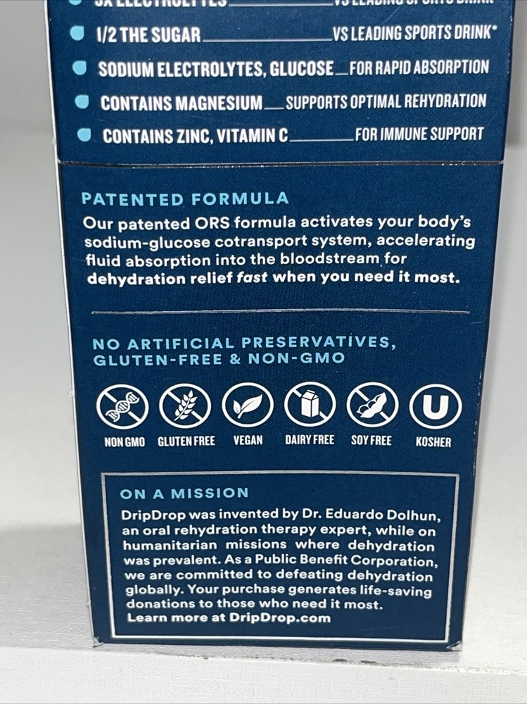 Hydration Supplement With Electrolytes, Grape, Sealed