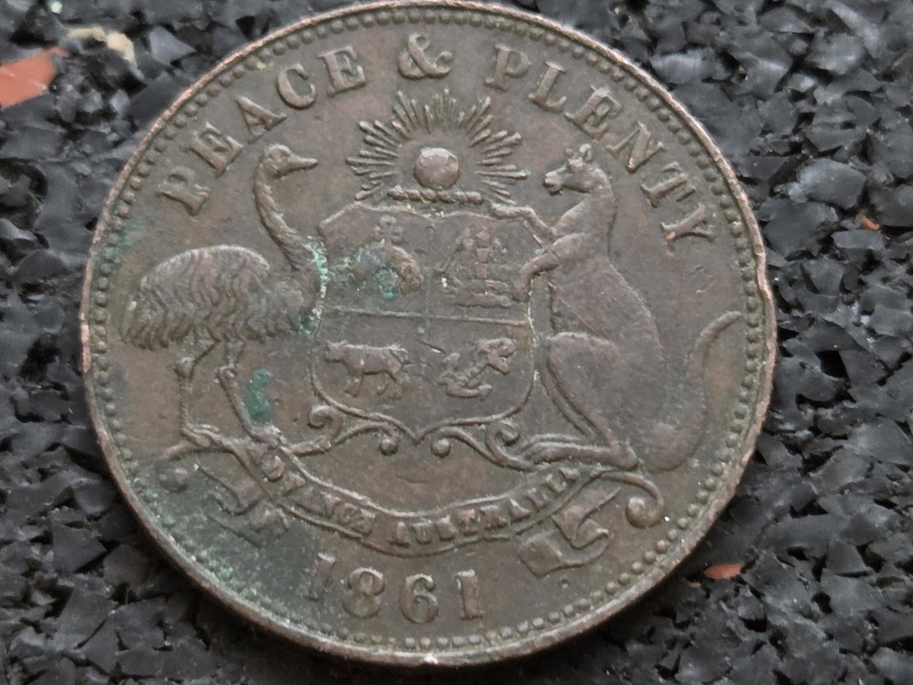 Australia Trade Token Robert Hyde & Co Melbourne 1/2d 1861