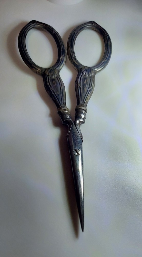 antique sterling sidewinder kit in leather case