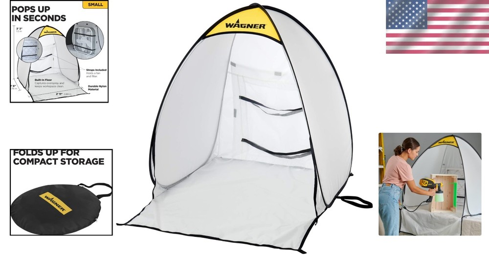 Lightweight Spray Paint Shelter - Perfect for Small to Medium Projects