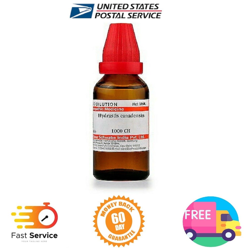 Willmar Schwabe Homeopathy Hydrastis Canadensis  (30 ML) (Select Potency)
