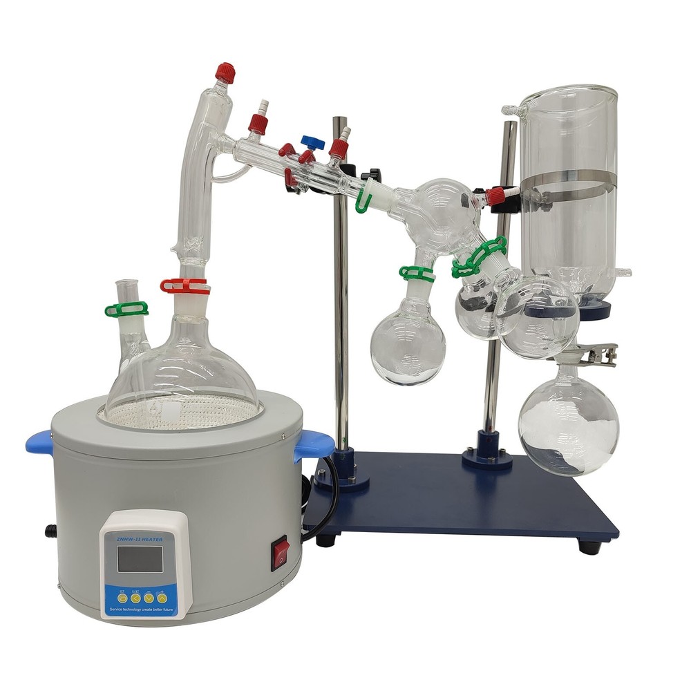 110V Short-range Molecular Distillation Apparatus Laboratory Heating Stirring