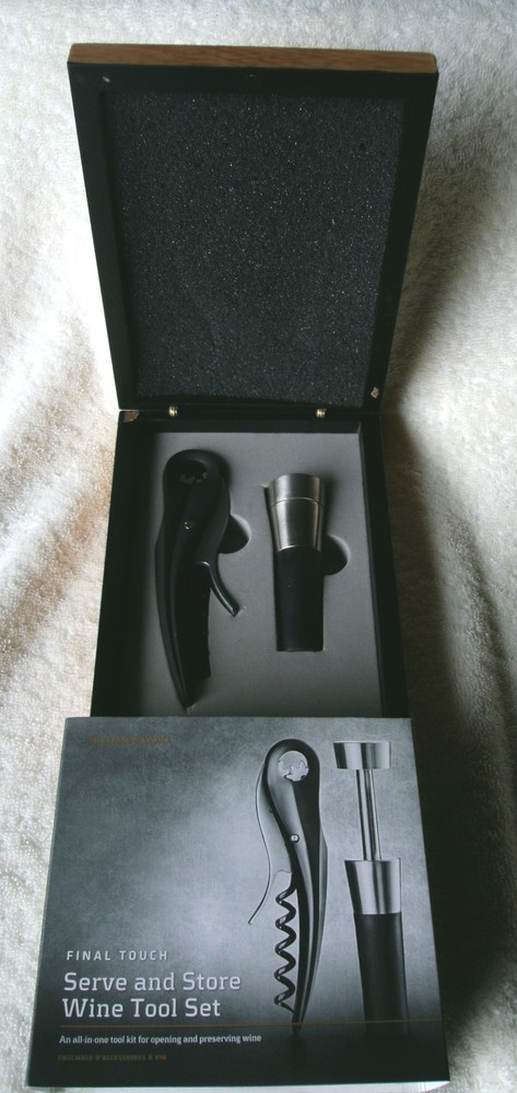 Williams Sonoma Final Touch – Serve And Store Wine Tool Set