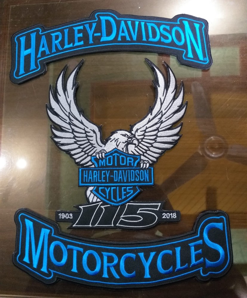 Harley Davidson Embroidered patch large eagle  Vest Patch.