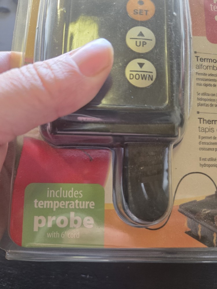 Jump Start Heat Mat Thermostat Precise Temperature Control Digital Untested