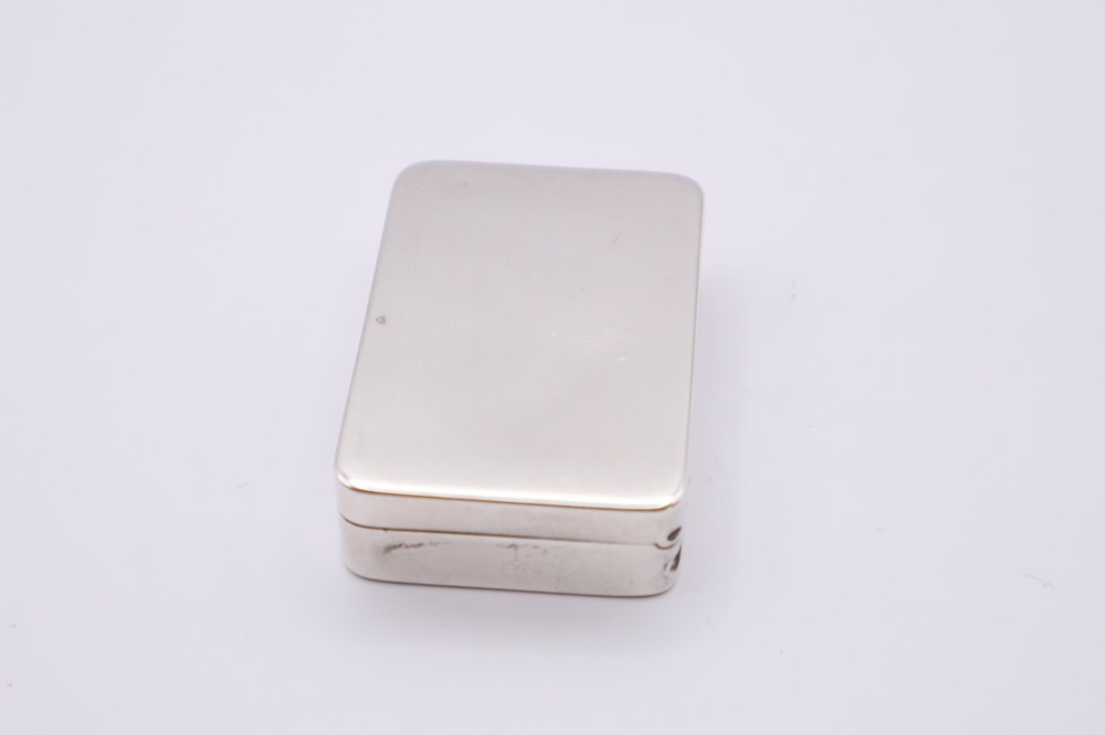 Antique Silver Vesta Case Box
