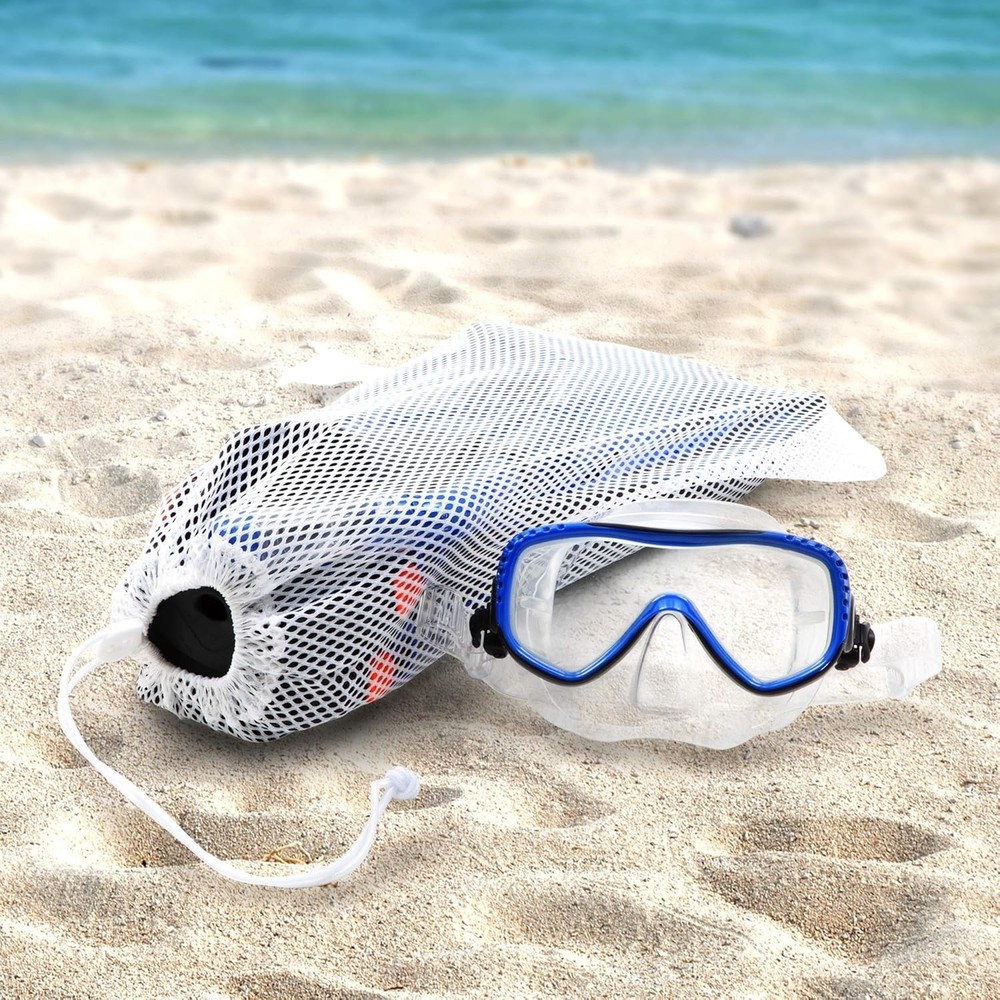 Heavy-Duty Nylon Mesh Bag with Adjustable Drawstring: Versatile Storage Solution